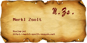 Merkl Zsolt névjegykártya